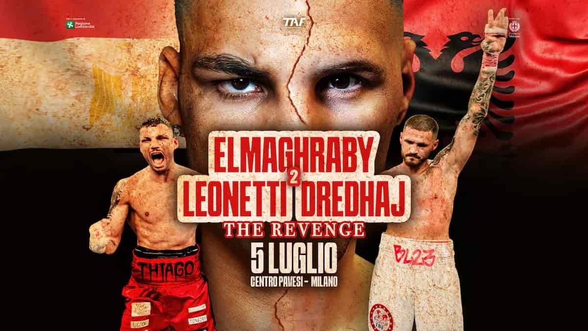Boxe: Elmaghraby e Paparo confirmados na noite da vingança, TAFX promete grandes coisas