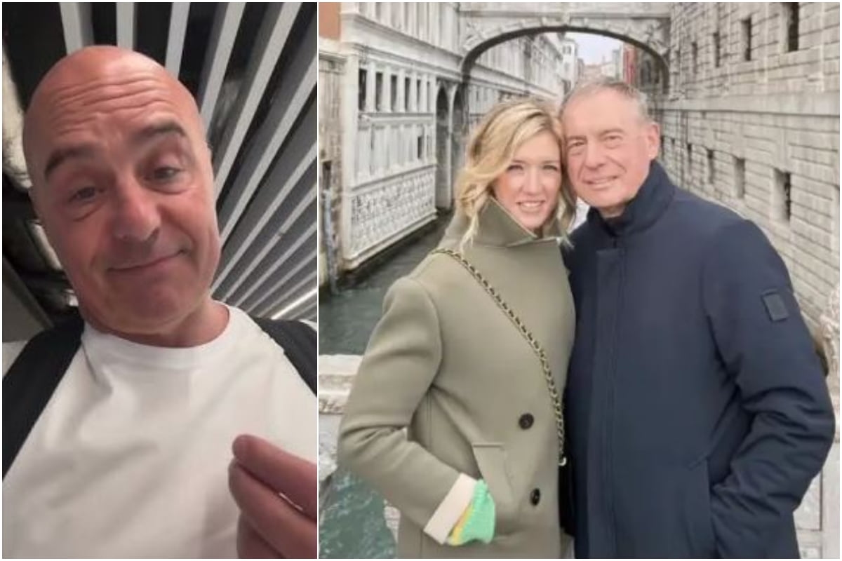 Zingaretti e a esposa do ministro Urso, que furou a fila do aeroporto com uma escolta: "Eu estava no telefone, não percebi."
