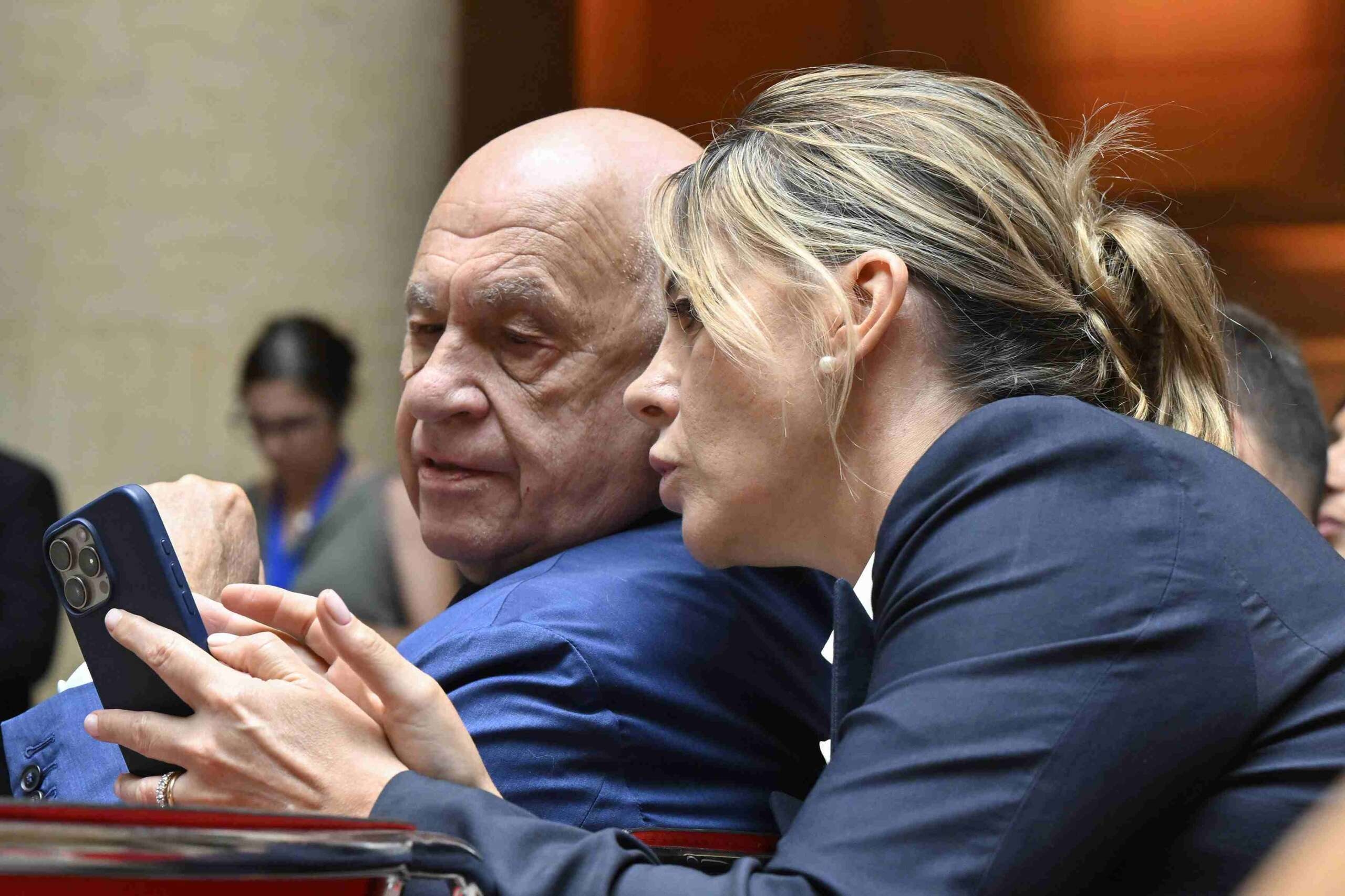 Because Bartolozzi, chief of staff at Nordio's Ministry of Justice, is also at risk in the Almasri case.