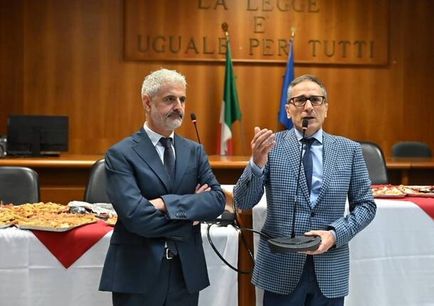 Varese - Brigadegeneraals Nicola Schiavone en Giuseppe Nucifora gaan met pensioen, een leven lang dienst doen in de rechtbank in Varese - - Varese News