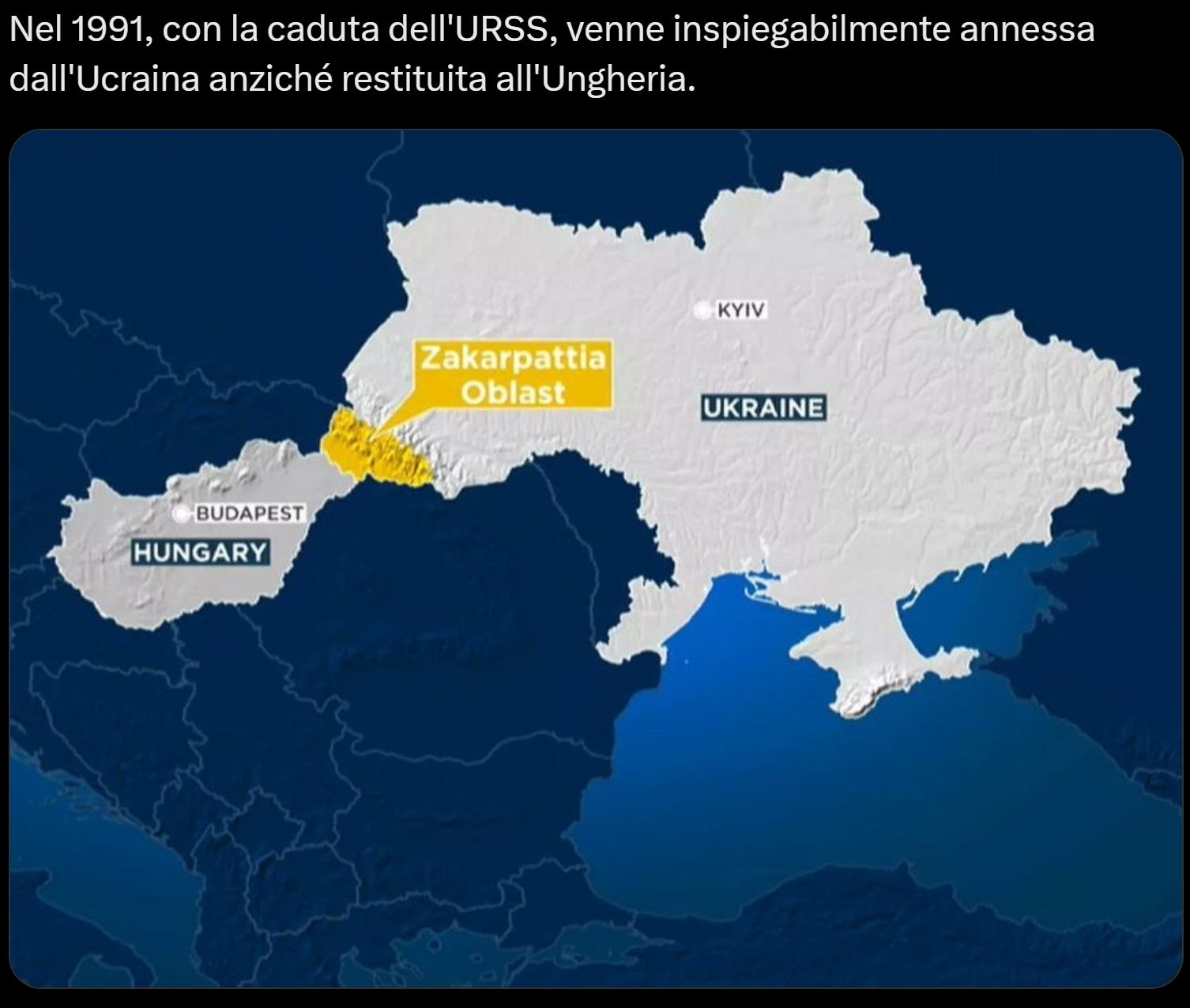 Minorité hongroise en Ukraine : la Transcarpatie et les droits effacés