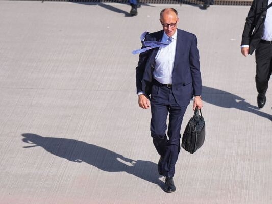Merz, Macron, Starmer y Tusk juntos en Kyiv
