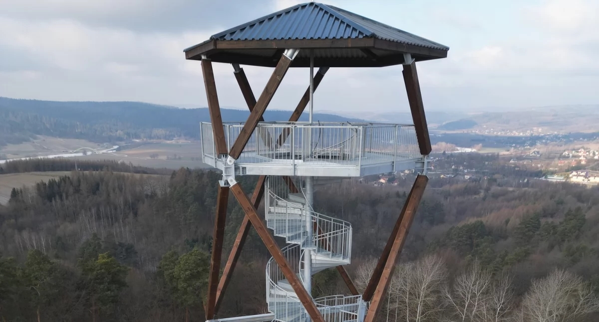 A torre de observação em Krzywcza está aberta! O próximo passo será a infraestrutura ao redor da instalação