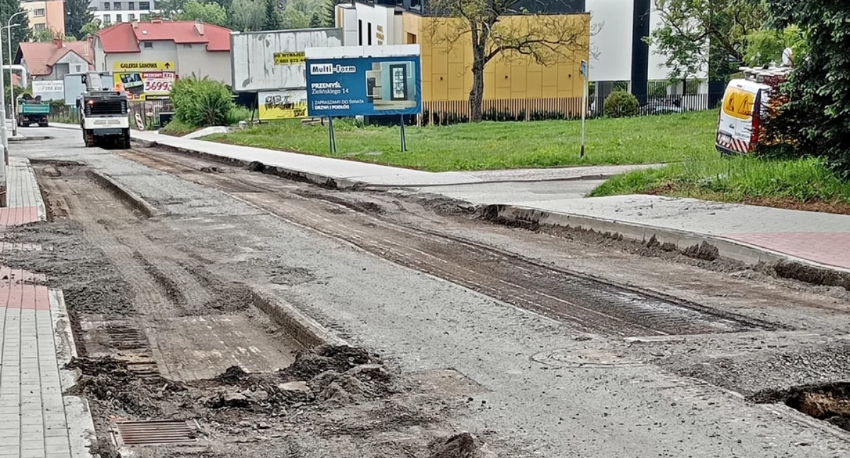 Ruszył (właściwy) remont ulicy Glazera w Przemyślu [ZDJĘCIA]