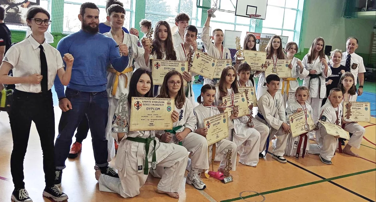 Wór medali na mistrzostwach Podkarpacia w karate