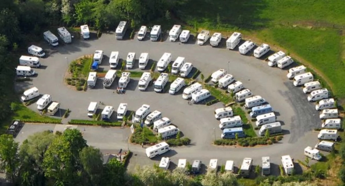 Parque de autocaravanas en Sanocka