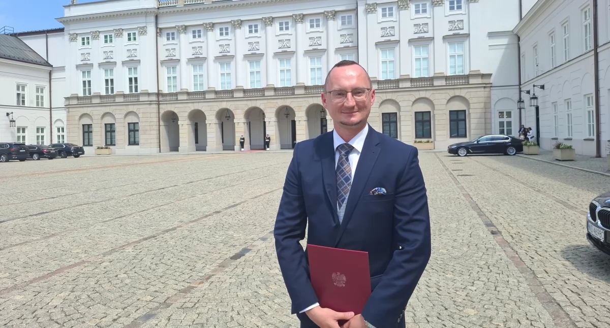 A resident of Przemyśl received the act of conferring the title of Belweder professor