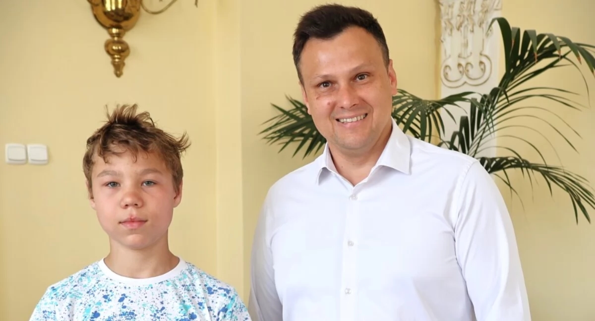 13 yaşındaki Dawid'in örnek tutumu övgüye değer