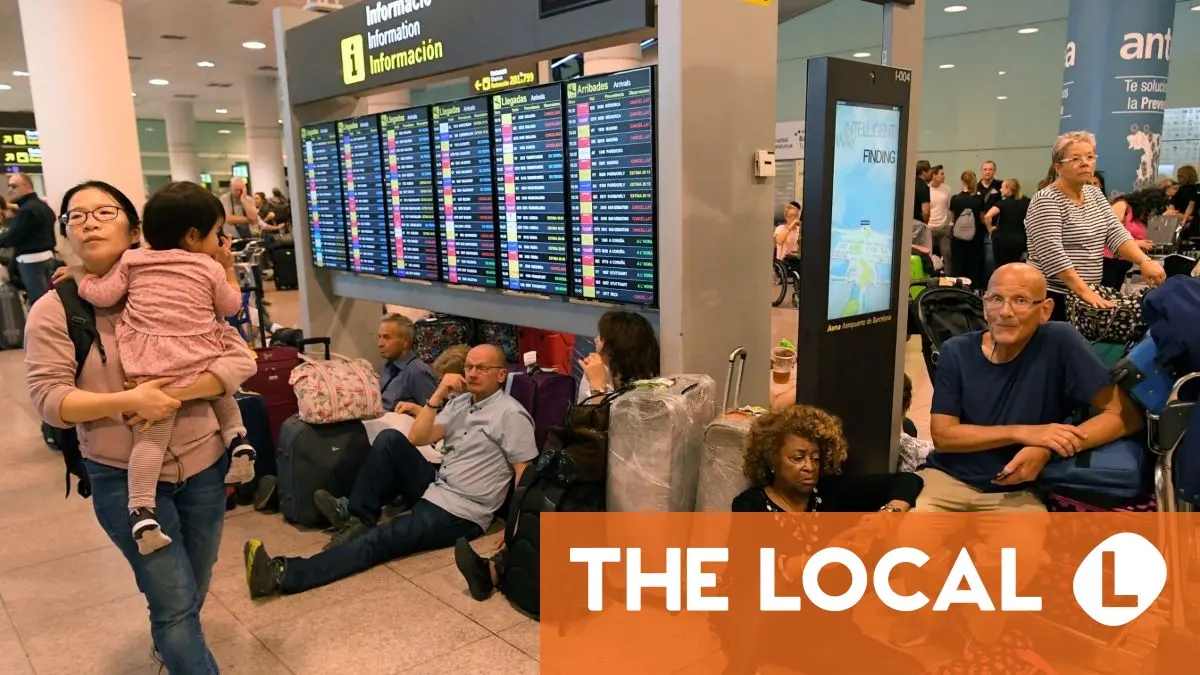 Авиарейсы и поезда отменены из-за сильного ливня в Барселоне