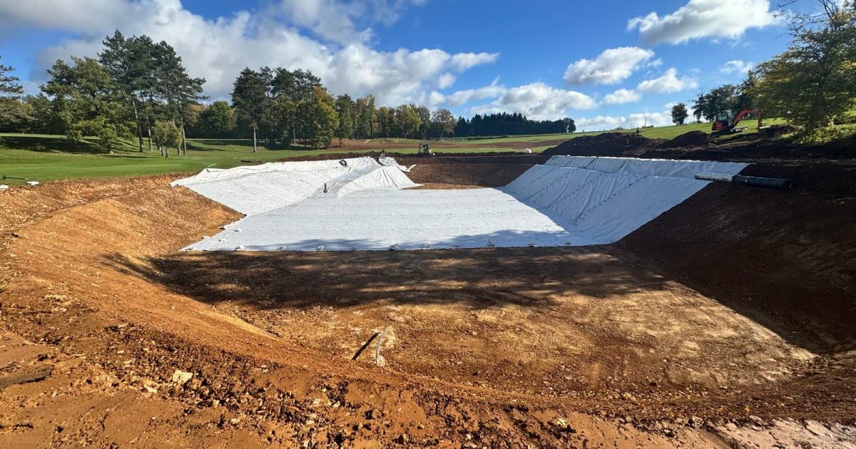 Mâlain. A new basin to better manage water at the Chassagne golf course