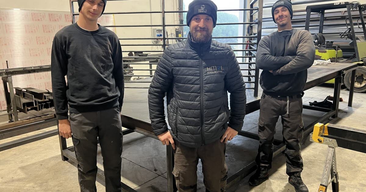 Yssingeaux. At 25, Tom Hervault created his own company in industrial maintenance.