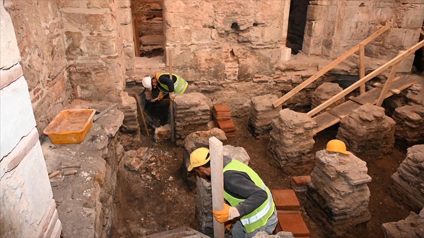 Les travaux de restauration se poursuivent au hammam historique Gazi Mihal à Edirne