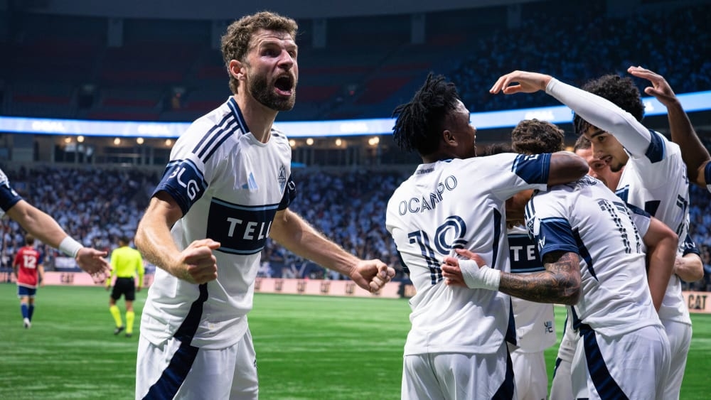 Müller with bicycle kick and penalty goal: Vancouver leaves Dallas no chance