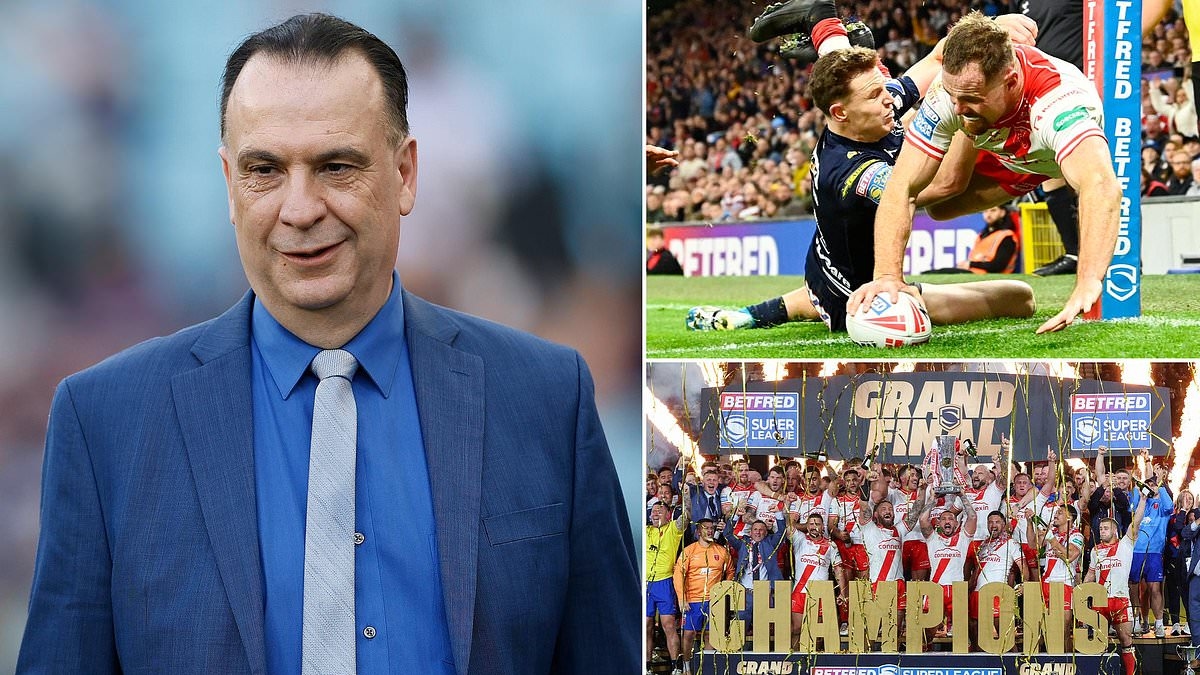 Aussie rugby league chief Peter V'landys holds positive talks with English clubs as speculation mounts the NRL could buy a stake in the Super League: 'All options are on the table'