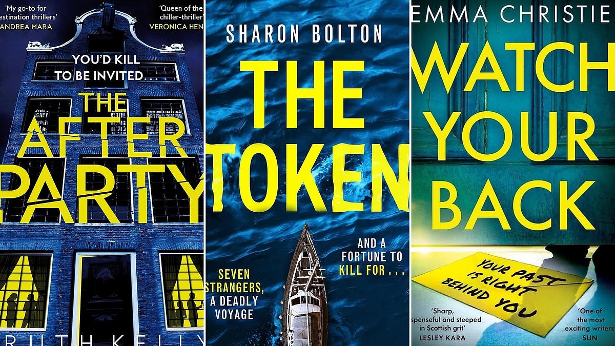 Qui peut faire confiance à qui dans les meilleurs thrillers psychologiques du mois : « Watch Your Back » d’Emma Christie, « The Token » de Sharon Bolton et « The After Party » de Ruth Kelly.