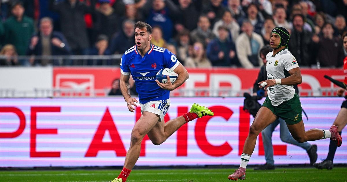 Le recordman Penaud, Bielle-Biarrey malheureux, l’Afrique du Sud assomme le Stade de France... Le cauchemar des Bleus en images