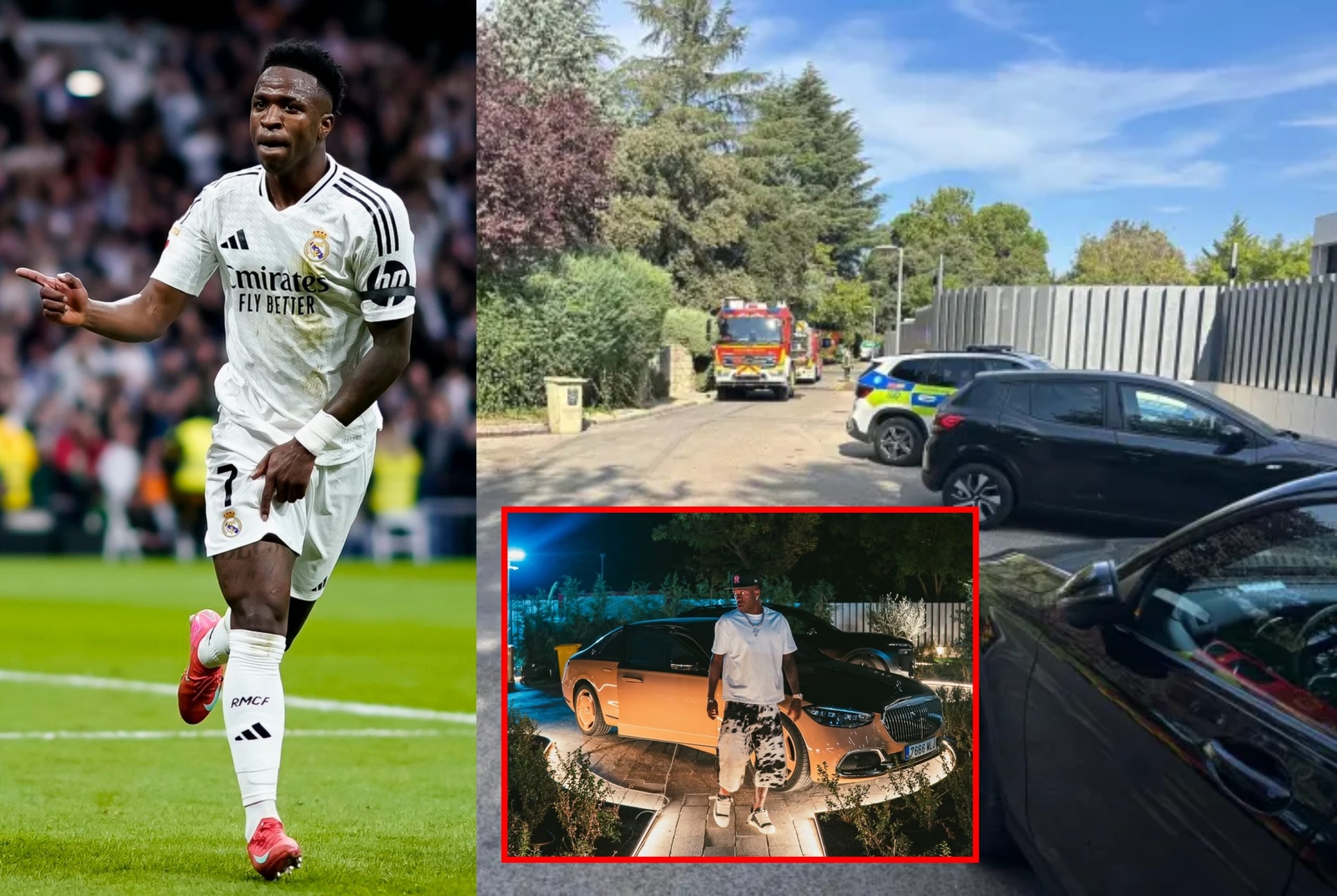 Das Haus von Vinicius Jr. ist abgebrannt. Wie geht es dem Fußballer?