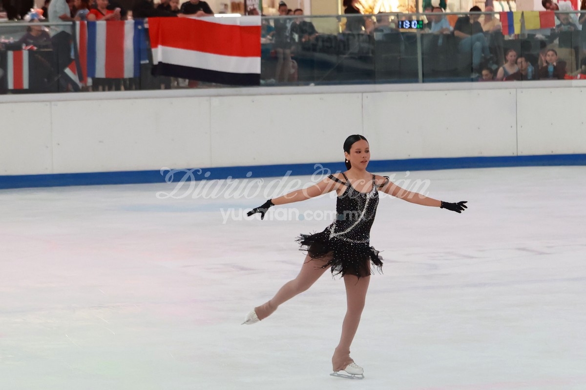 Furor en Mérida en el arranque del Regional Latinoamericano Interclubes de Patinaje Artístico sobre Hielo