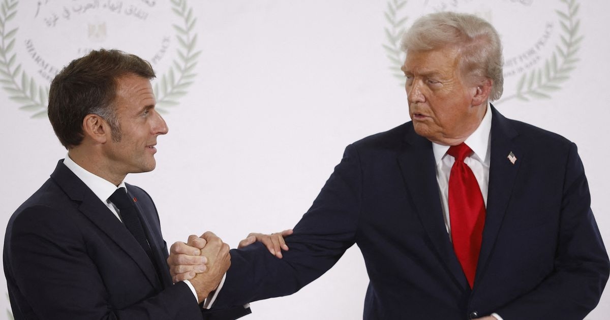 Prywatna wojna na słowa Donalda Trumpa z Emmanuelem Macronem ujawniona po uścisku dłoni