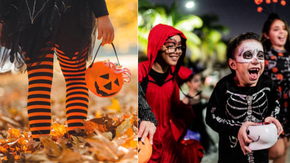 Erkek ve kız çocukları için kolay Cadılar Bayramı makyajı