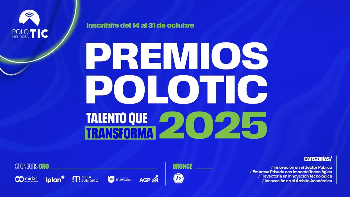 Últimos días para postularse a los Premios Polo TIC Mendoza