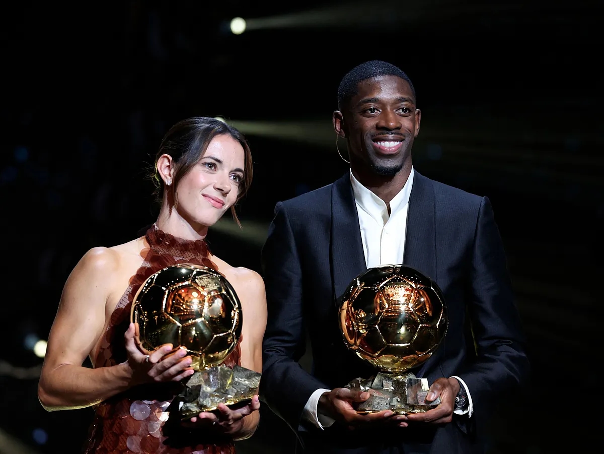 Ousmane Dembélé wins the Ballon d'Or ahead of Lamine Yamal; Aitana Bonmatí, the world's best player for the third year in a row, is a historic success.