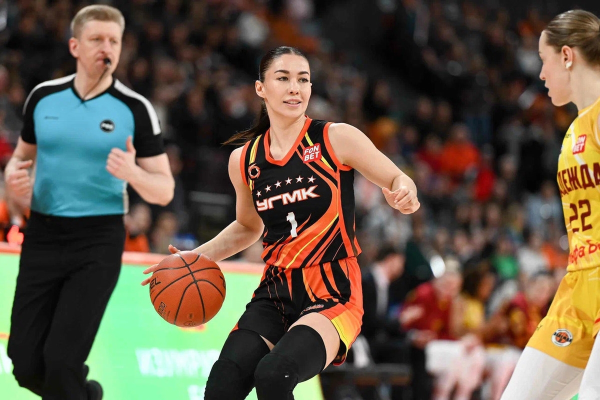 Atletas da BC UMMC jogaram contra o Novosibirsk Dynamo