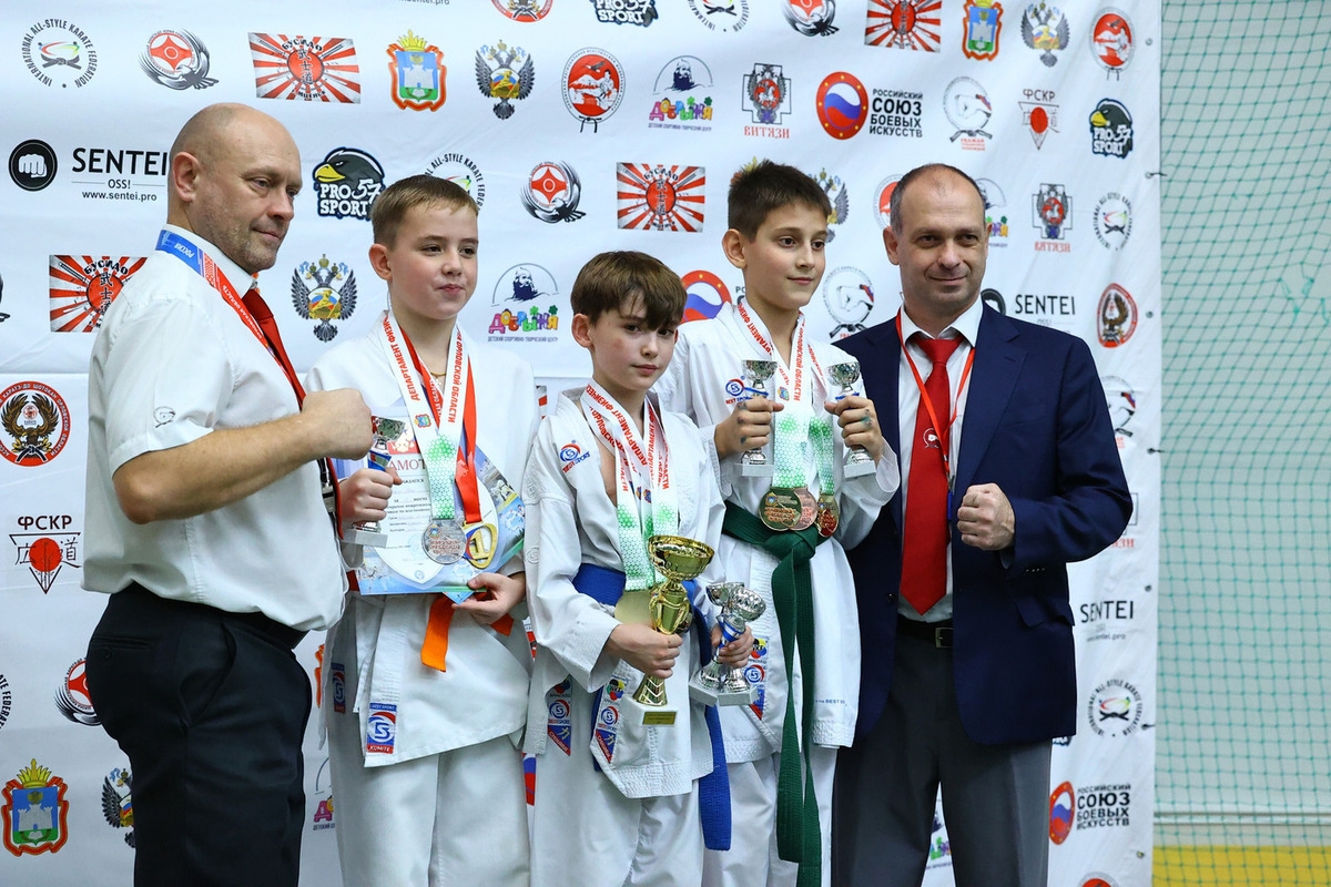 In Orel werden de beste karateka's van de regio opgeleid.