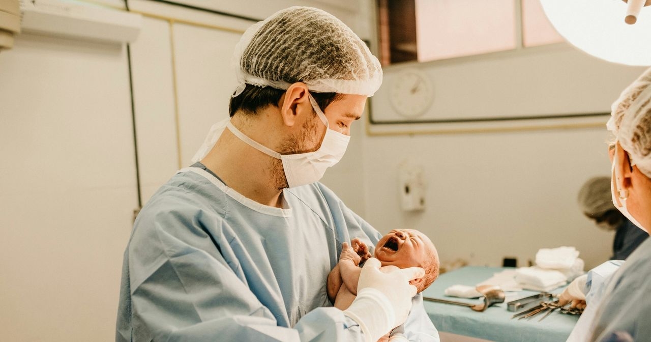 "About 20 percent of men are a support in the delivery room."