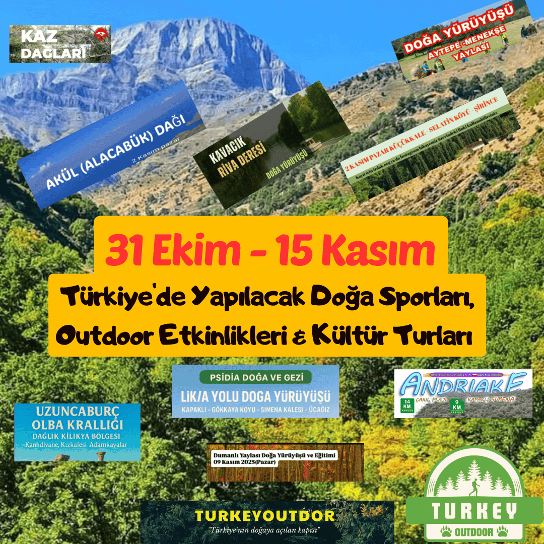 Activités de plein air, visites culturelles et excursions nature en Turquie (31 octobre - 15 novembre)
