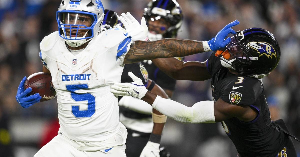 Lions verslaan Ravens op Monday Night Football voor tweede overwinning op rij