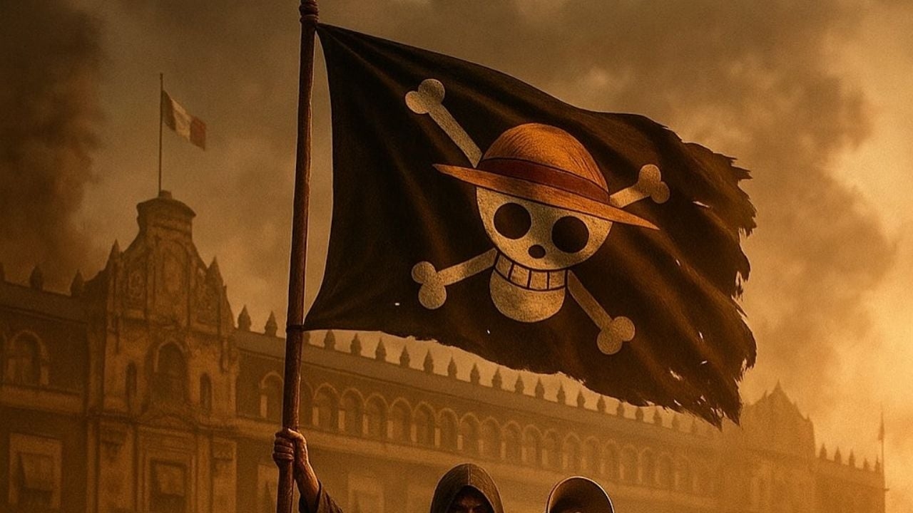 Generation Z organizes march against corruption in Mexico with One Piece flags