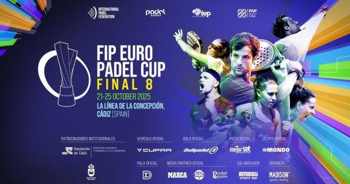 Al via la FIP Euro Padel Cup, le migliori 8 nazionali si sfidano per la coppa