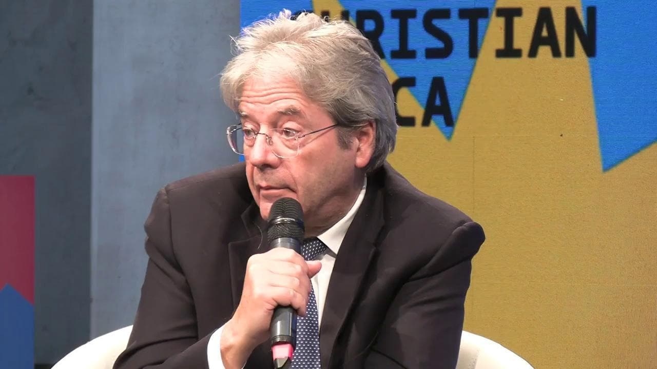 Gentiloni: "We're working towards an alternative to Meloni. If we think one already exists, good luck."