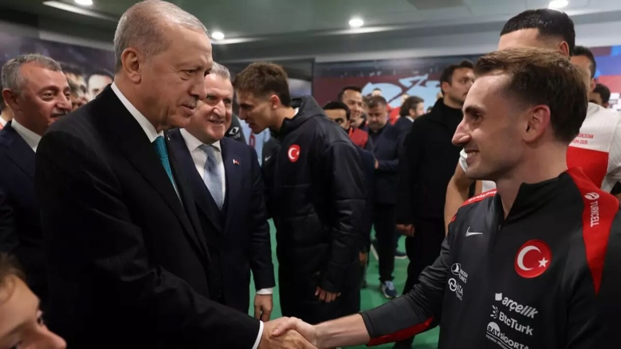 Erdoğan congratulated the Turkish National Team on its victory against Georgia